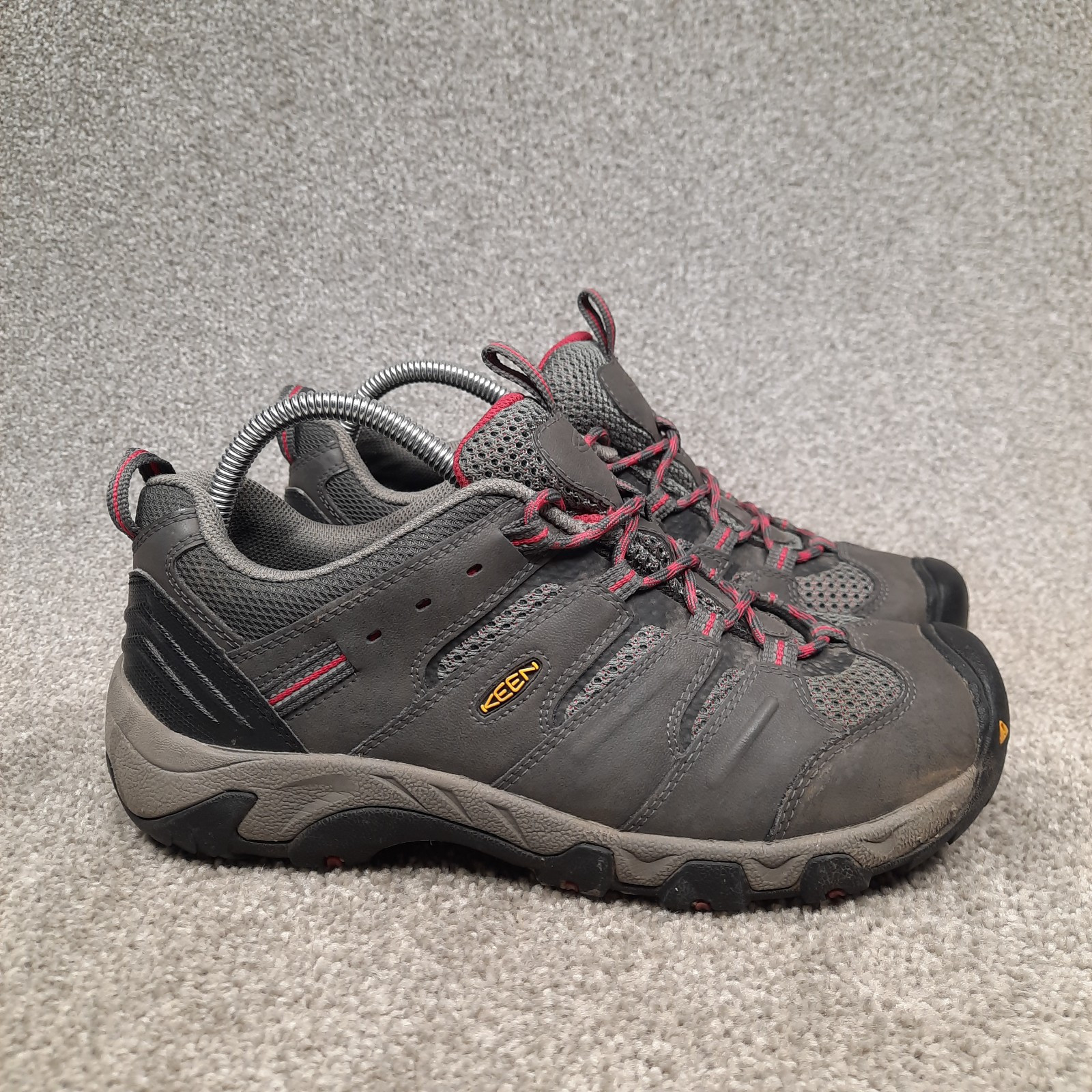 Keen Koven scarpe basse sneaker donna taglia 10 grigio rosa impermeabili escursionismo 1011280