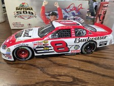 Action Dale Earnhardt Jr 8 Budweiser "Born On Date" 2004 Daytona 500 WIN Raced