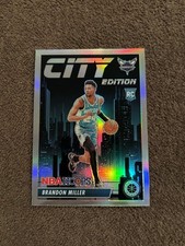 Brandon Miller 2023-24 NBA Hoops Premium Stock Holo Rc City Edition #12
