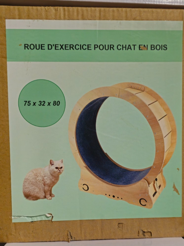 Ruota per Tapis Roulant per Gatti H80 Cm