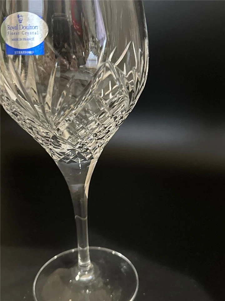 Copa de vidrio ROYAL DOULTON Stratford vino tinto 7,25" NUEVA Foto 2 de 2