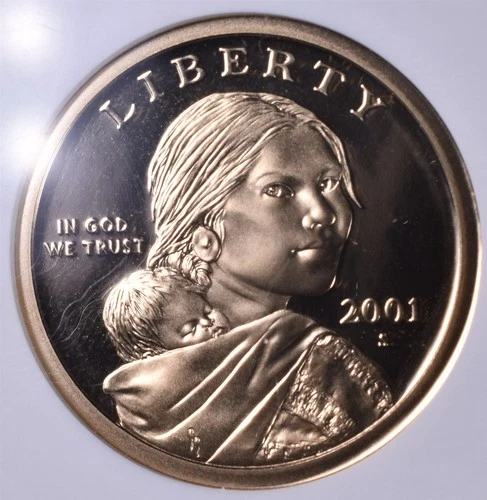 2001-S Sacagawea Dollar - NGC PF69 ULTRA CAMEO 