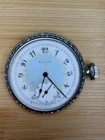 Antique Elgin Pocket Watch - Rare Blue "Fancy Dial" - 12s Missing Glass