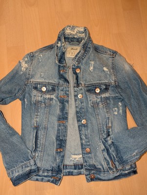 Damen Denim Co Jeansjacke Gr. 34 Blau 