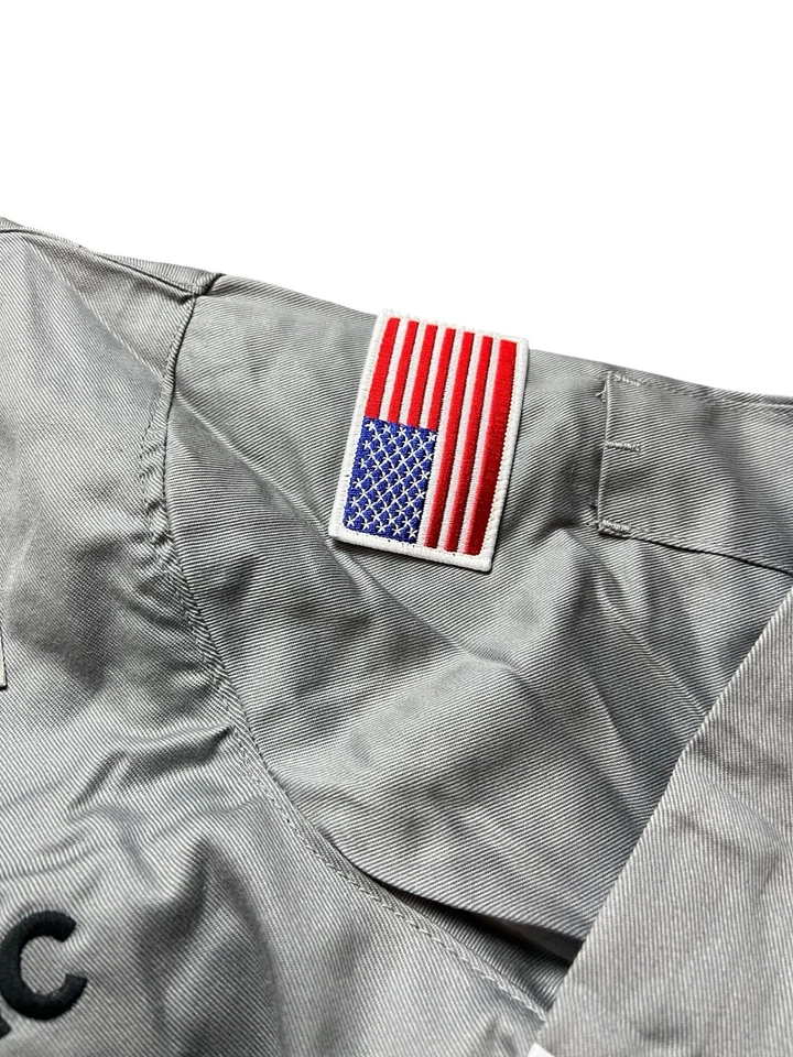 NWT  Crude FR Flame Resistant Coveralls Oil Gas Fire  Gray Men's 52X30 - Image 3 of 4