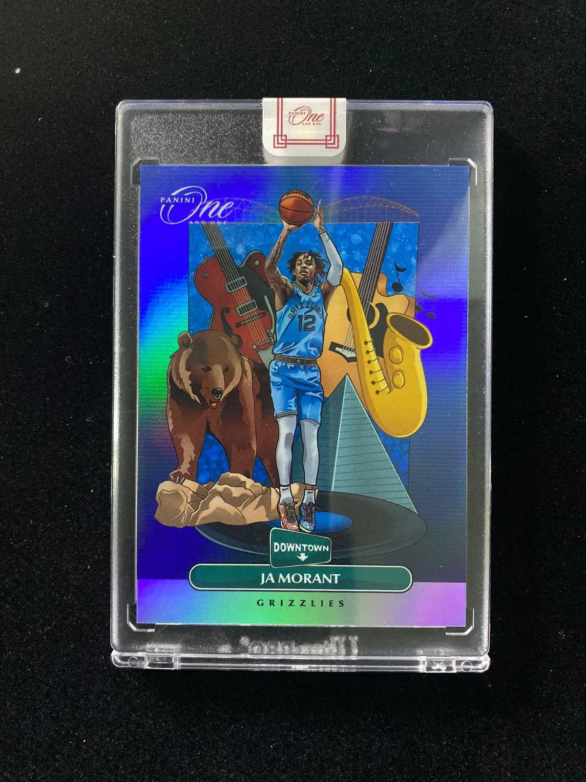 2020-21 PANINI ONE AND ONE #11 JA MORANT DOWNTOWN Case Hit SSP OC01