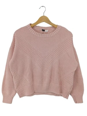 H&M DIVIDED Pull tricoté Dames Pull T EU 38 rose style décontracté - Photo 1/4