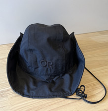 Outdoor Research VTG 90s Gore-Tex Black Seattle Sombrero Hat Adult L Made USA