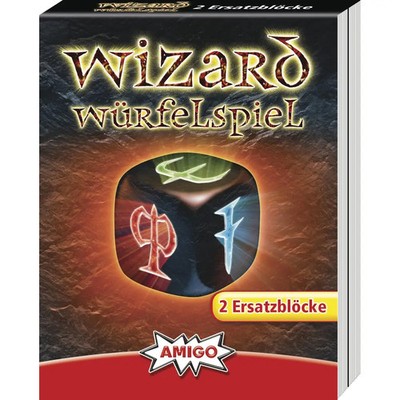 AMIGO 01958 Wizard Würfelspiel Ersatzblöcke