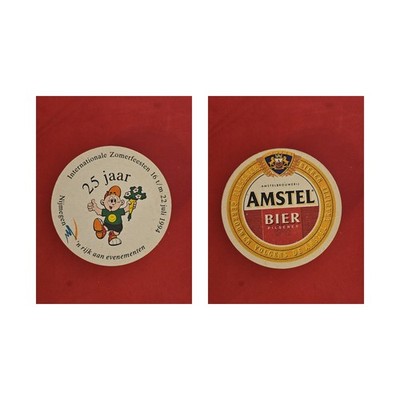Amstel 25 jaar Brauerei Bierdeckel Bier
