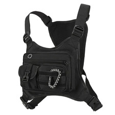 Tactical Chest Rig Bag Outdoor Running Cycling EDC Harness Pack Front Vest Pouch