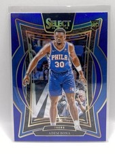2024-25 Panini Select #97 Adem Bona Blue Prizm Rookie