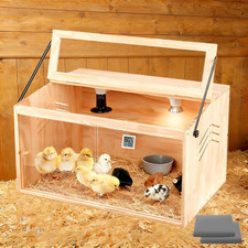 Chick Brooder Box, Brooder Box for Chicks, Pine,Quail Cage, Duck Brooder, Quail