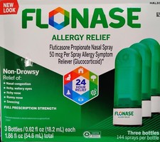 Flonase Allergy Relief 144 Sprays Triple Pack