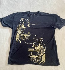 Vintage Air Jordan Tshirt schwarz Größe XXL gold Michael jordan 23 retro Cotton