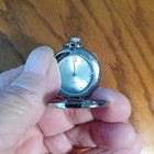 NEW WORKING POCKET WATCH SILVERTONE STAINLESS-STEEL BACK JAPAN MOVEMENT FOB — photo 2