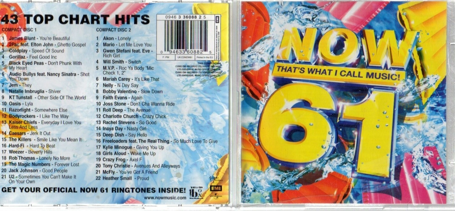 N/A - Now That's What I Call Music! 61 CD (N/A) FREE SHIPPING