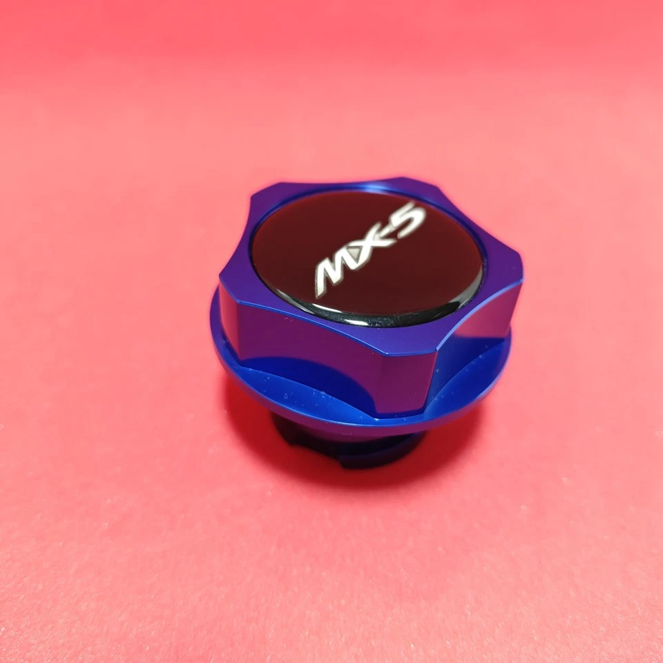 BLUE BILLET ENGINE OIL FILLER CAP for MAZDA MX5 MX-5 MIATA SPORT NC ND 2.0 1.5 S - Image 3 of 4