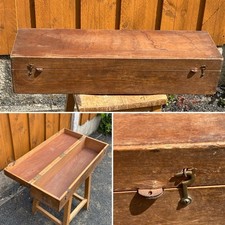 Vintage Holzkiste mit Schwalbenschwanzverbindungen - evtl. voller Taschenrechnerkasten