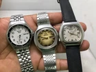 Lot of 3 Vintage Seiko 7S26, 7025 & Orient Automatic 17J & 21J men's Wristwatch