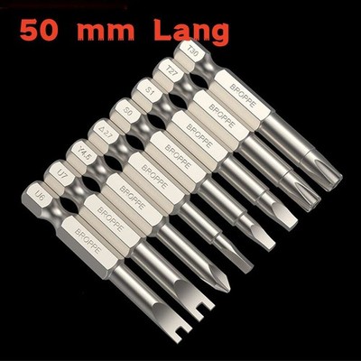 50mm 5-Star Robertson Tri-Wing Snakeeye Dreieckig Kopf Biteinsatz Schrauberbits
