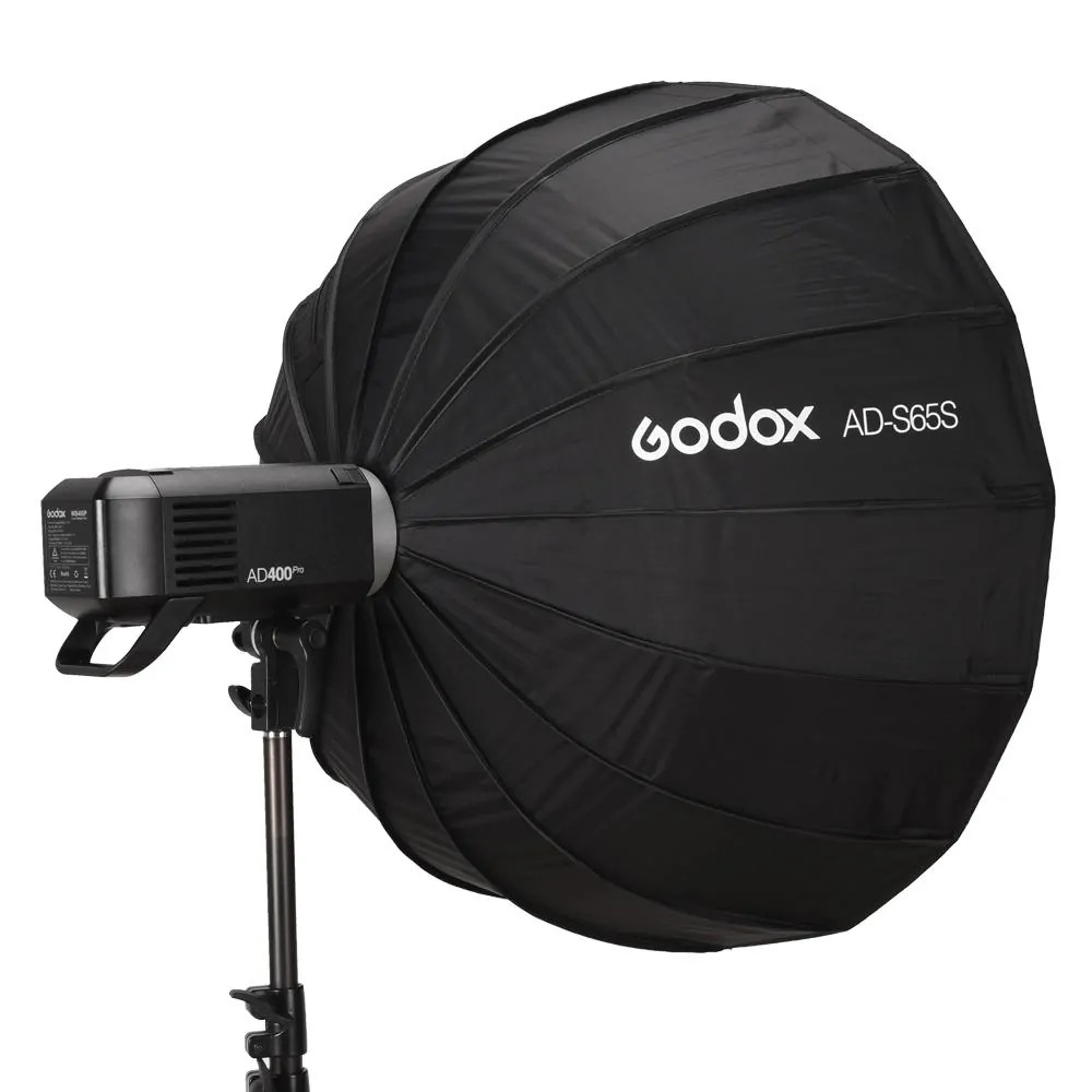 Godox Oro/Argento Ads65s (Soft Box, 65 Cm), Softbox + Riflettore - Immagine 2