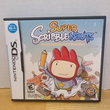 Super Scribblenauts Nintendo DS Case Instruction H/S WiFi Booklets ONLY NO GAME