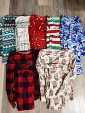 Kid  s Unisex Cat  Jack Snuggly Soft Snug Cozy Fleece Pajama Set Lot 10/12  12