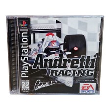 Andretti Racing (Sony PlayStation 1, 1996) PS1 EA Sports Black Label