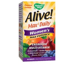 Alive Max3 Potency Women's Complete Multivitamin 90 Ta