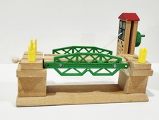 Brio 1998 Wooden Railway Train Lifting Bridge