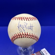 George Brett signed OAL Baseball Kansas City Royals JSA