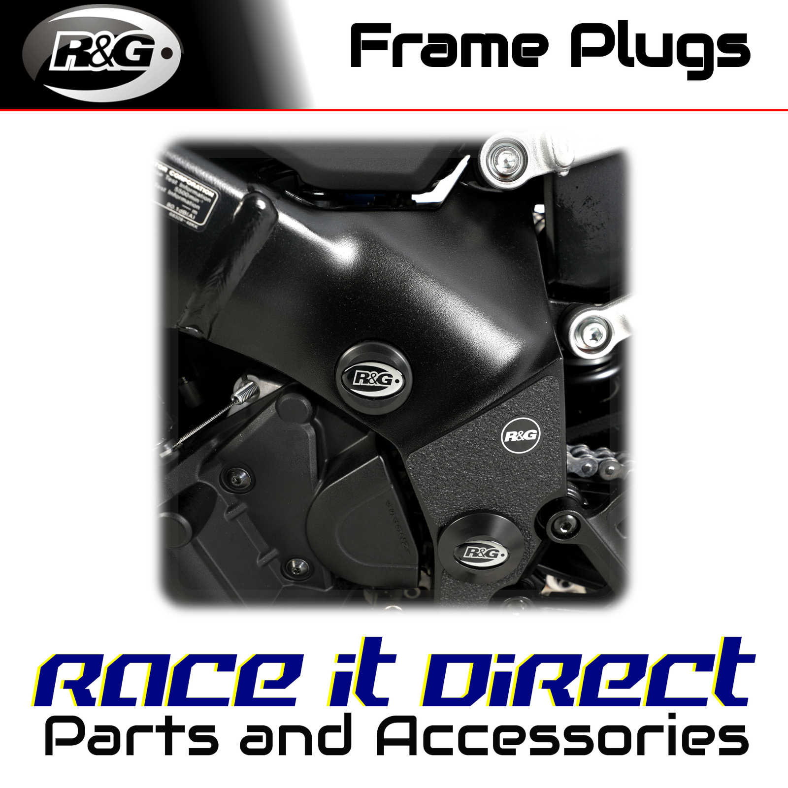 Frame Plugs for Suzuki GSX-S 1000 FA 2015-2020 RHS/LHS Upper R&G