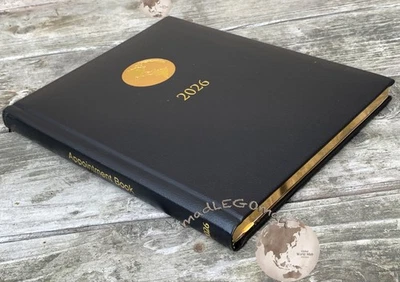 TIME INC BOOKS THE AMEX AMERICAN EXPRESS BLACK EXECUTIVE LEATHER APPOINTMENT BOOK PLANNER 2026