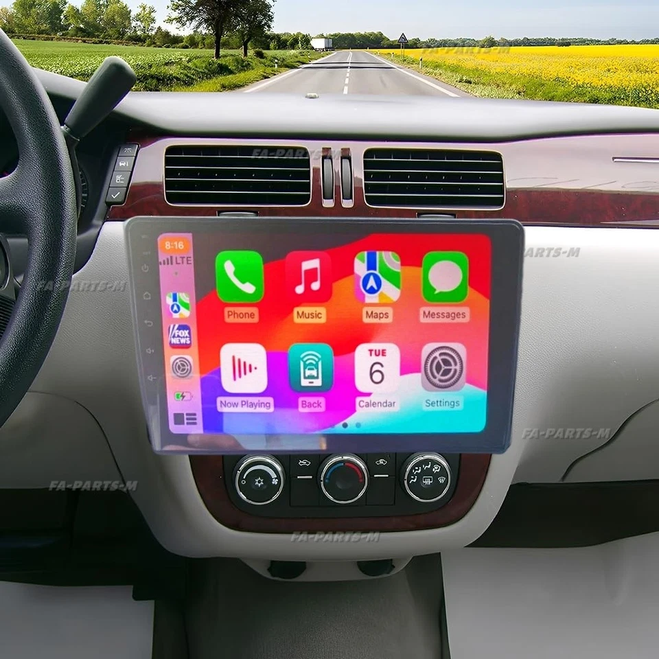 For Chevrolet Impala 2006-2012 Android13 Carplay Car Stereo Radio GPS 4+64GB Foto 3 de 4