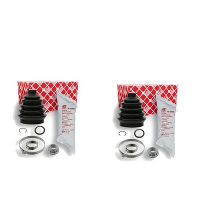 2X FEBI ACHSMANSCHETTEN SATZ RADSEITIG VORNE passend für SEAT AROSA VW LUPO POLO