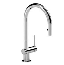 Riobel Polished Chrome Kitchen Faucet with Spray - AZ101C-10
