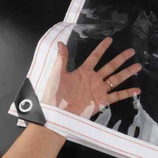 100% Waterproof Clear Tarpaulin Heavy Duty Transparent Tarpaulin Sheet Outdoor