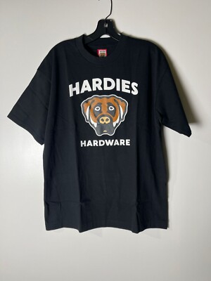 ハ*ー様 ヒューマンメイド VICTOR VICTOR x HARDIES パー Victor Victor x Hardies Hardware Mens M Logo Tee T Shirt Black