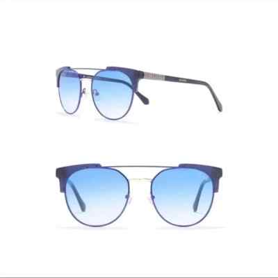 Balmain Blue Gradient 53mm Metal Sunglasses w/Case BL2533B C04 53-18-145 AS-IS