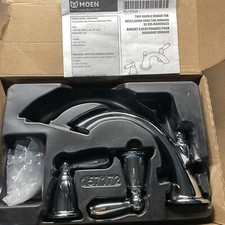 Moen T4943 Brantford 2-Handle Deck-Mount Roman Tub Faucet Trim Kit in Chrome