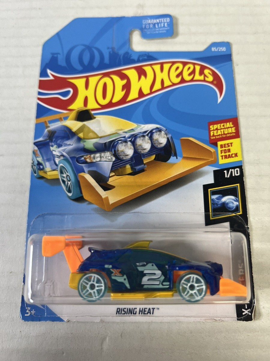Hot Wheels 2019 X-Raycers 1/10 Rising Heat 85/250 (BBFYD63) Blue