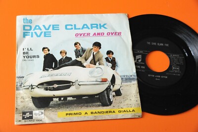 ''DAVE CLARK FIVE 7'''' OVER AND OVER ITALY ORIG 1966 EX+ !!!!!!!!!!!!!''