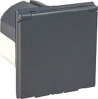 As-Schwabe 61492 | Cee-Caravan-Einspeisungsstecker, Anthrazit Grau