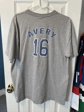 Sean Avery New York Rangers Hockey Old Time Sports Men’s Gray Shirt Size XL