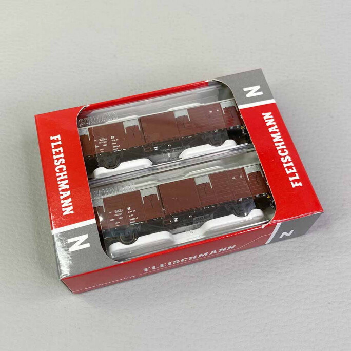 Wagons couverts Glmms DR Ep IV Fleischmann 826210 train marchandise - 4