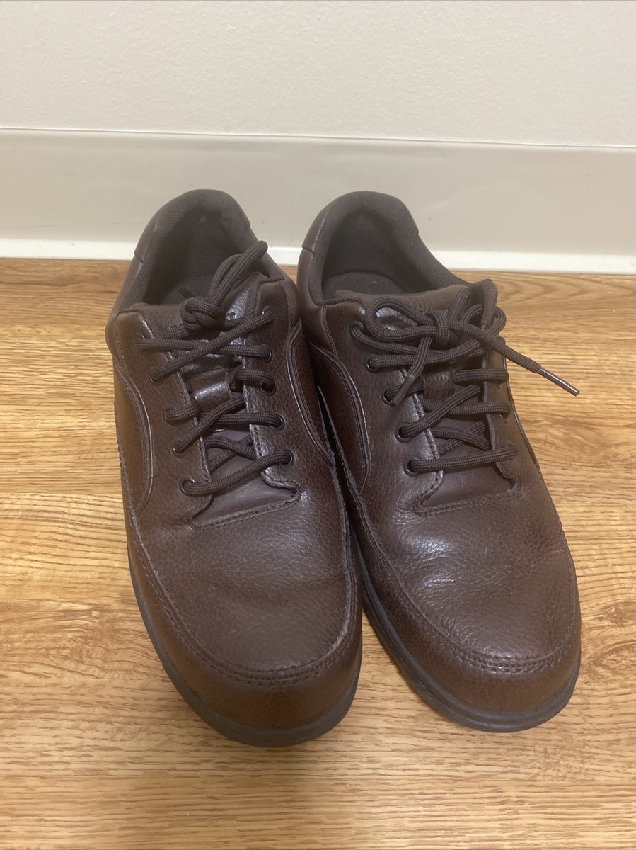 Mens Rockport Eureka Lace Up Walking Shoes Brown Leather  display picture 2