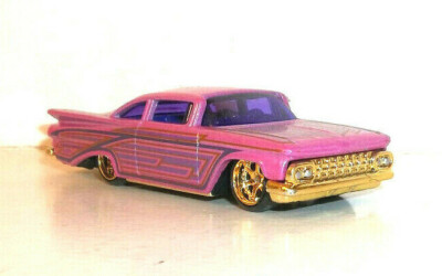 LOOSE 2022 HOT WHEELS 1:64 PINK '59 CHEVY IMPALA WHEEL SWAP REAL