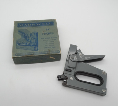 Markwell L4 Professional Tacker Pattern Fabric - OVP + Heftklammern New York