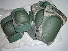 USGI McGuire Nicholas ACU Tactical Adjustable One-Size Knee & Elbow Pad Set NEW